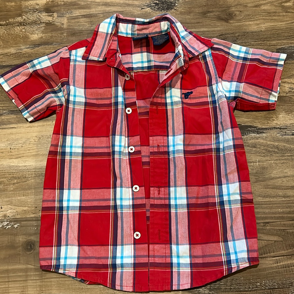 Wrangler Boys Button Down Shirt Size 5t
